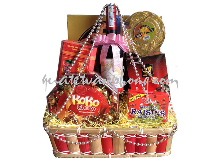 Giỏ quà tết Tân niên Đắc Lộc