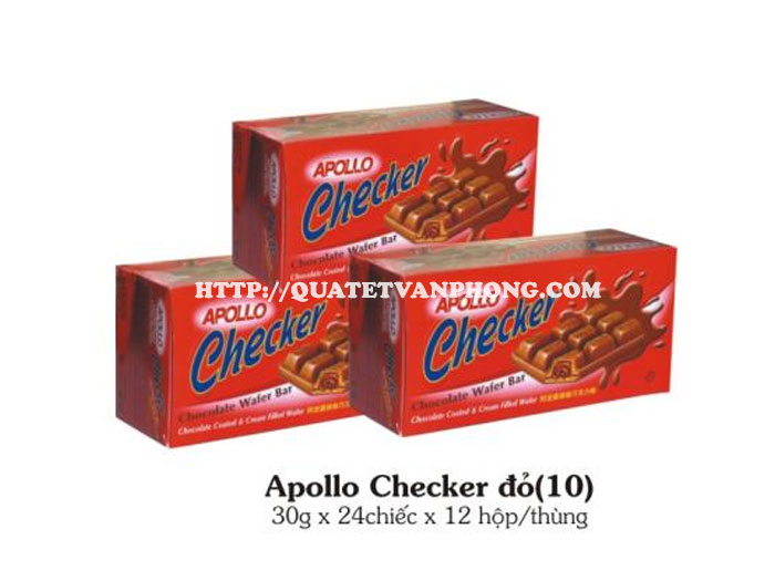 Bánh Apollo Checker đỏ
