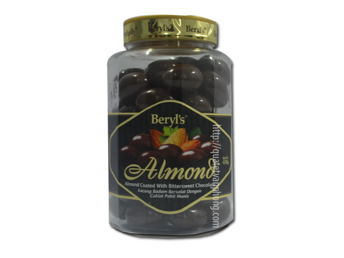lọ kẹo Almond nâu