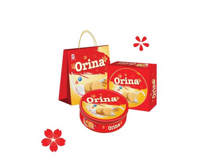 Bánh Cracker bổ sung canxi Orina 400g