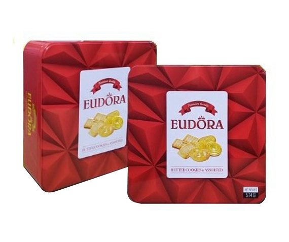 Bánh quy bơ tổng hợp Eudora 574g