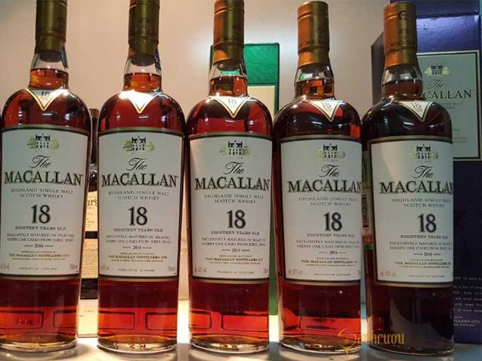 Cách phân biệt rượu Macallan bằng bọt khí trong chai